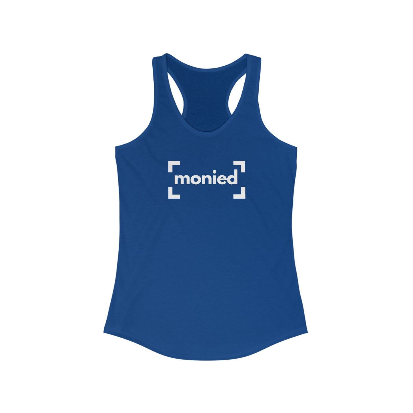 Monied - Motivational Women's Racerback Tank Top