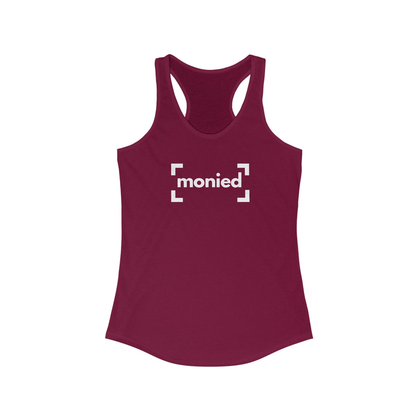 Monied - Motivational Women's Racerback Tank Top