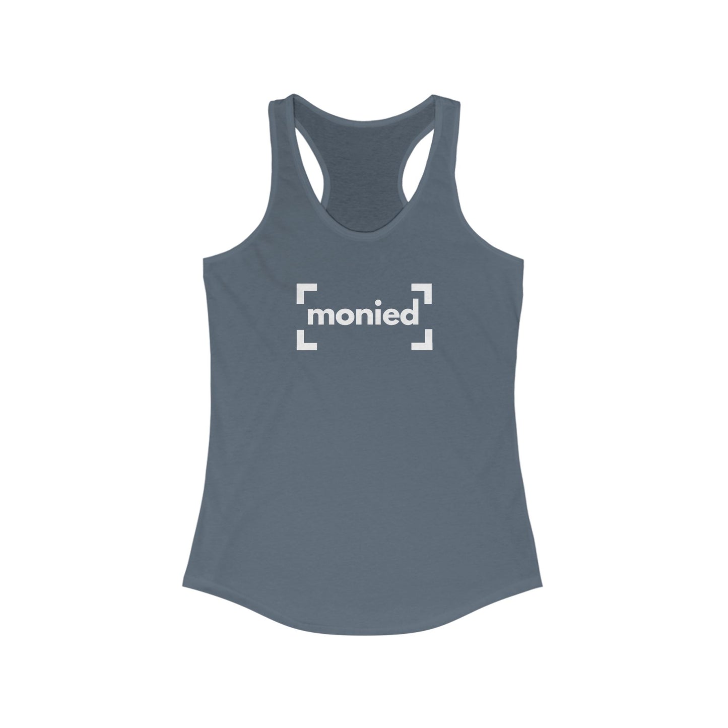 Monied - Motivational Women's Racerback Tank Top