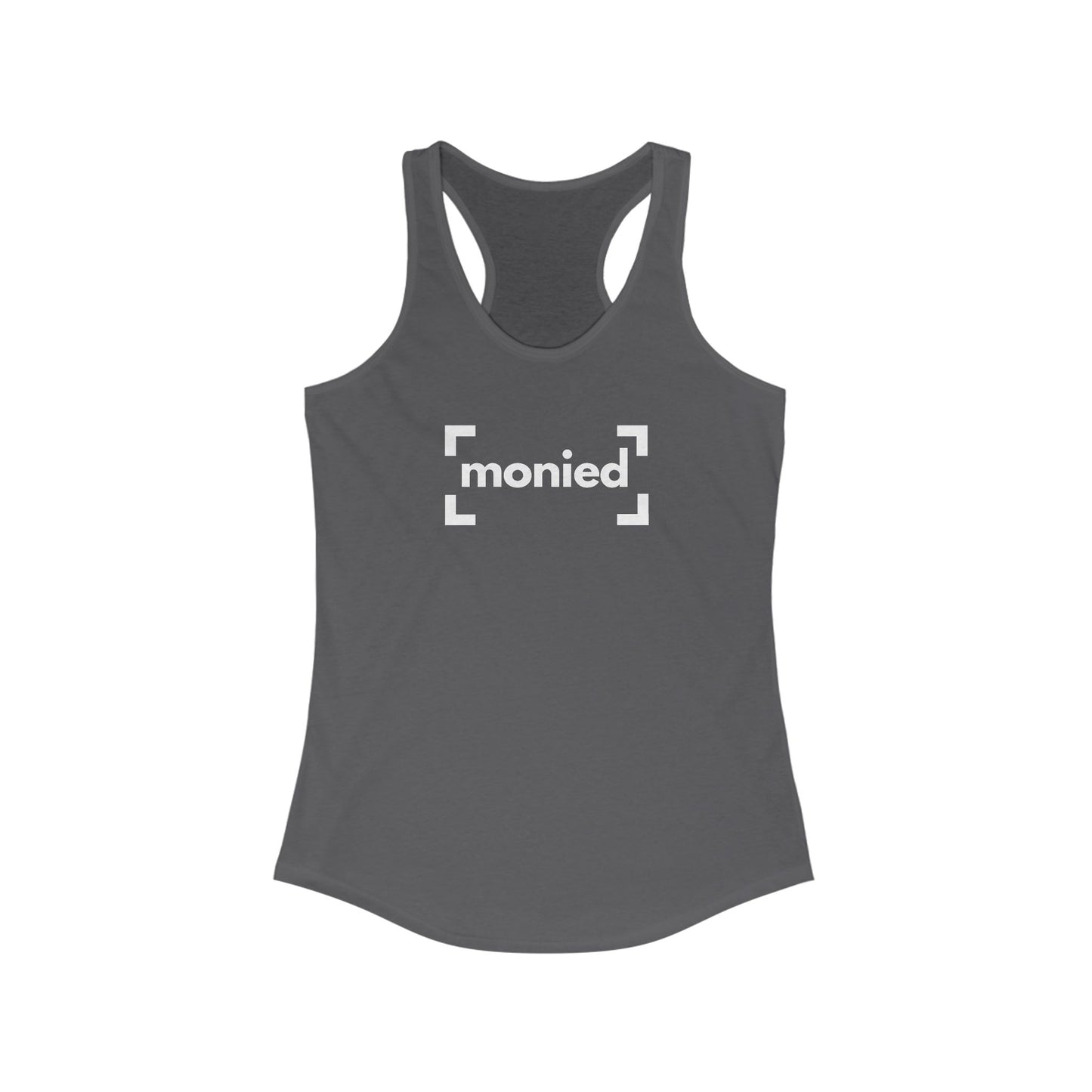 Monied - Motivational Women's Racerback Tank Top