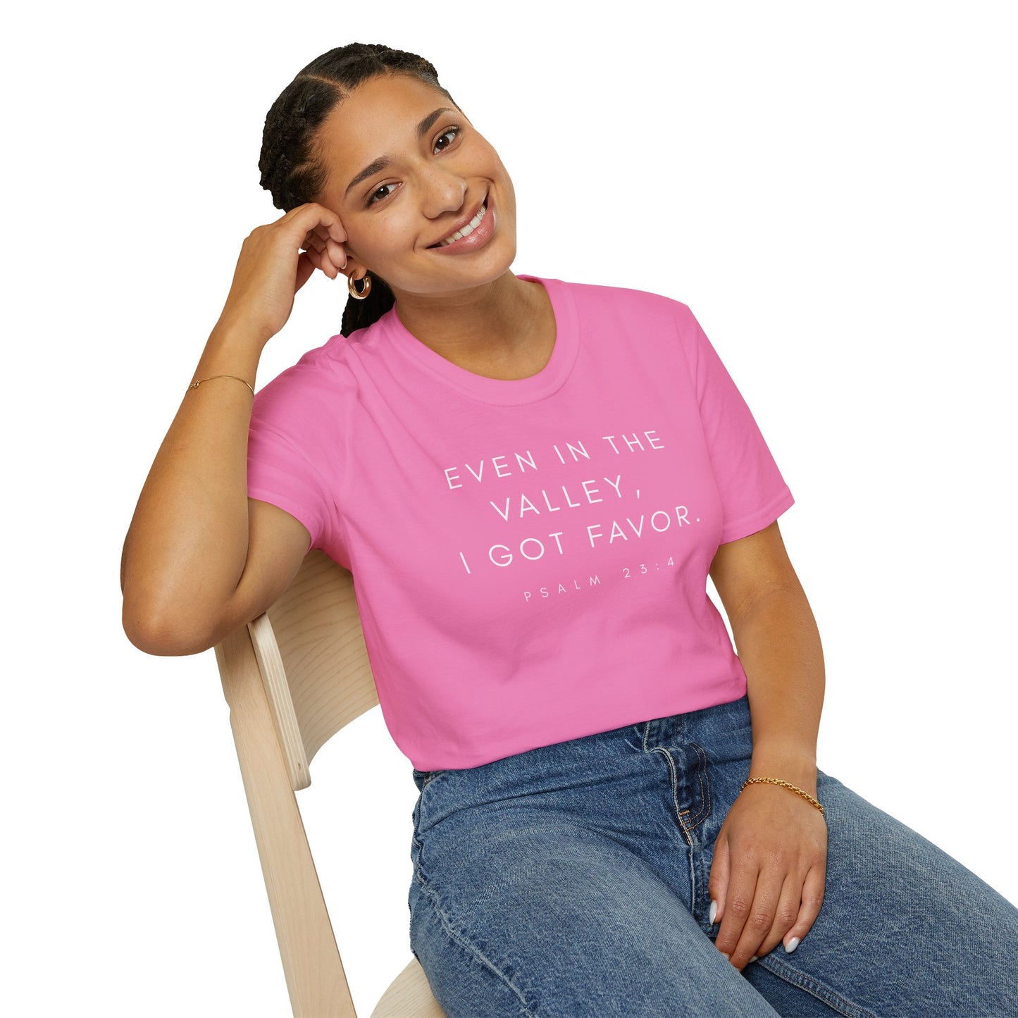 PSALM 23:4 Unisex Softstyle T-Shirt