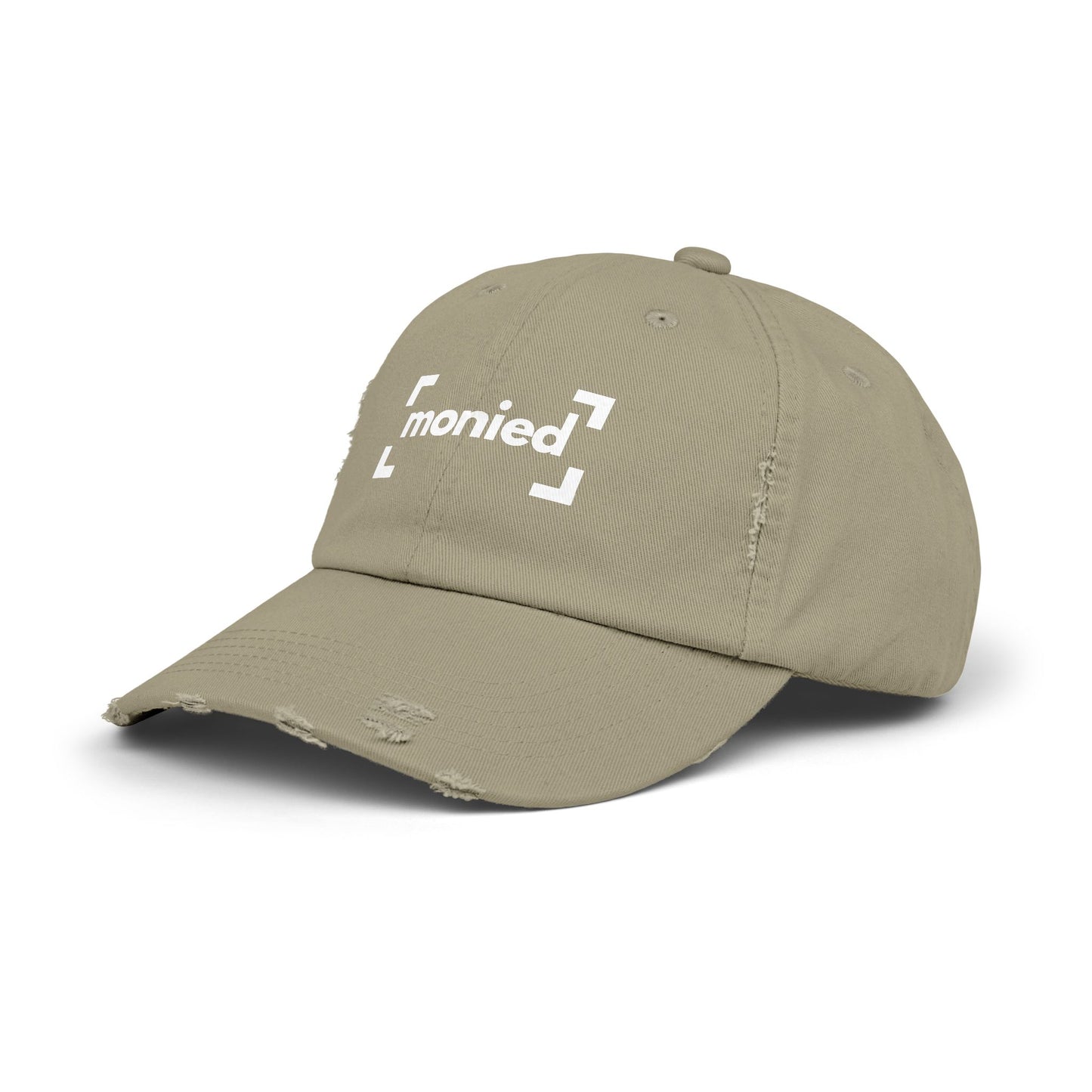 Trendy Distressed Cap - Monied Hat, Unisex Fashion Accessory, Gift for Entrepreneurs, Casual Everyday Wear, Adjustable